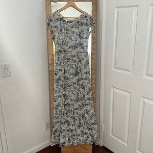 Floral reformation maxi dress
